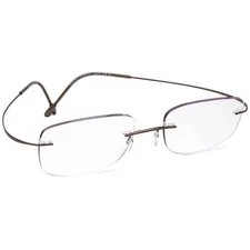 Silhouette Eyeglasses 5515 70 6040 Must Collection Pinecone Rimless 52[]19 150