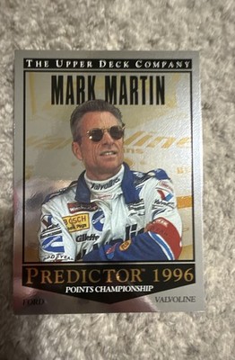 1996 Upper Deck Road to the Cup - Predictor Points Mark Martin #PP3