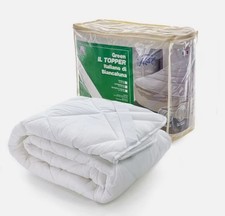 Topper Materasso Biancaluna singolo 1 piazza e 1/2 matrimoniale 400 g offerta