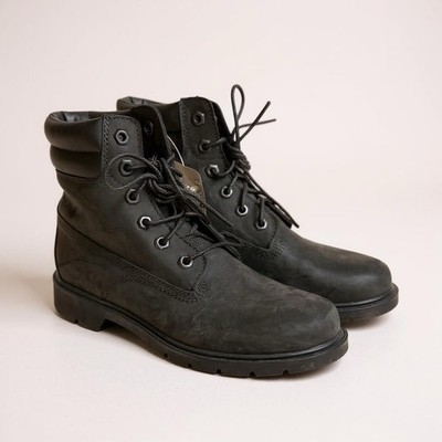 Timberland Boots Linden Woods 6  Black Suede Waterproof Size 6.5 Women s NWOB 42