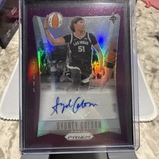 2024 Panini Prizm - #TB-SYC Sydney Colson Throwback Signatures Purple Auto /49