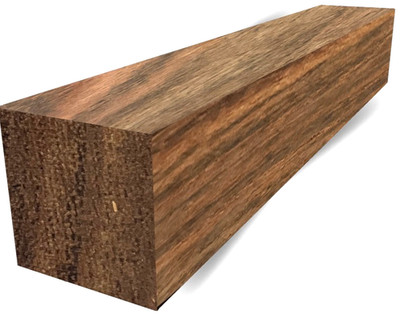 TWO EXOTIC CHECHEN (CARIBBEAN ROSEWOOD) TURNING BLANK LUMBER WOOD 2'' X 2'' X 6''