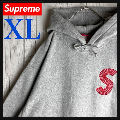 Supreme Small Box Logo Luxury S Logo Hoodie Gray XL(LL)