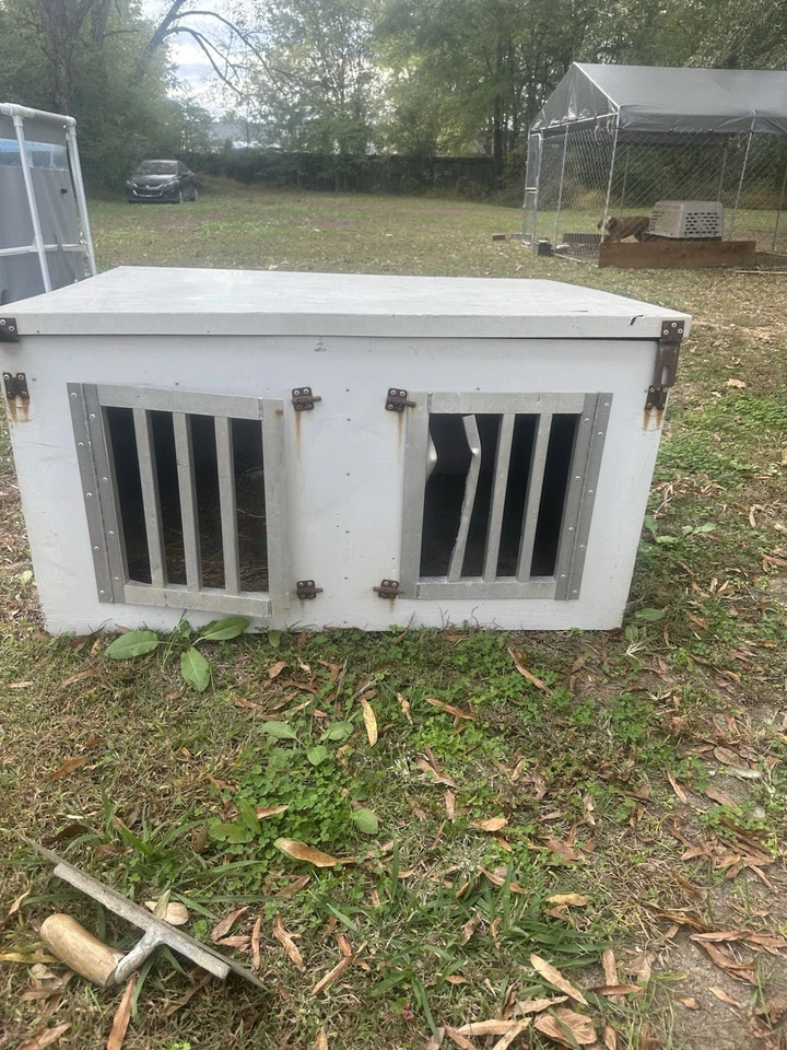 Pistola de caza ligera de aluminio caja portátil para perros camión portador cazador Foto 4 de 4