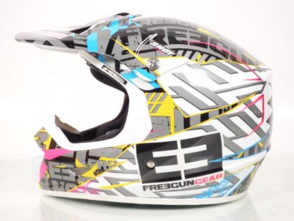 Casque cross Shot by Freegun de taille L pour moto tout-terrain de pilote homme et femme