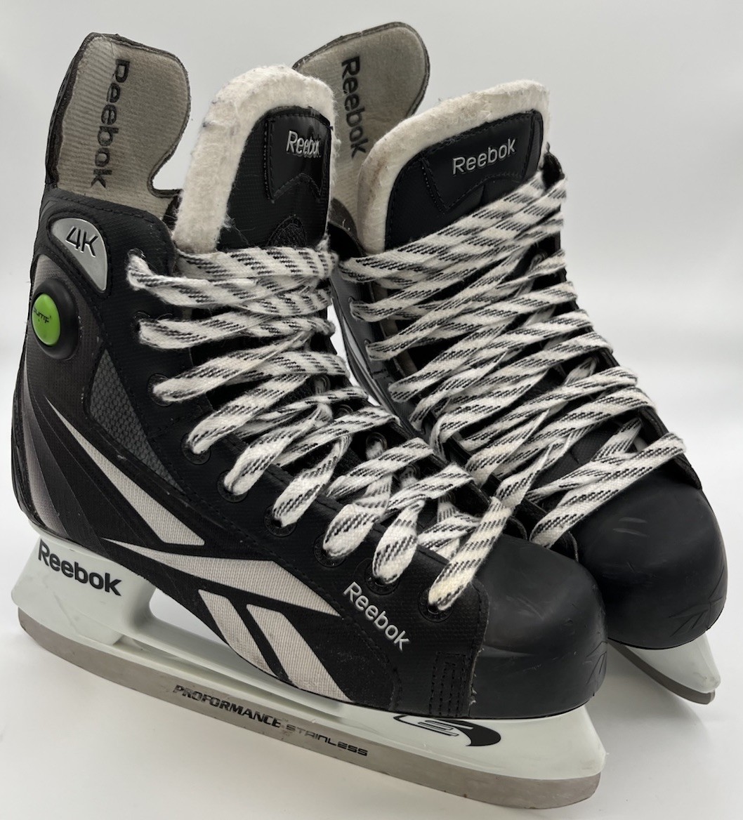 Reebok 4K Pump Hockey Player Ice Skates Retro Senior Mens Size 10 D