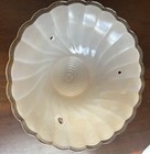 Vintage Lamp Shade Hanging Glass Iridescent Scalloped Edge 11 in — photo 3