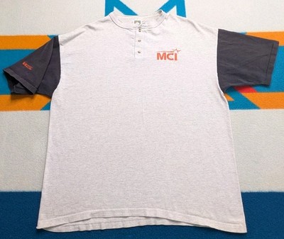 Vintage HP Hewlett Packard X MCI Shirt Made In USA Gaming Tech PC Computer XL