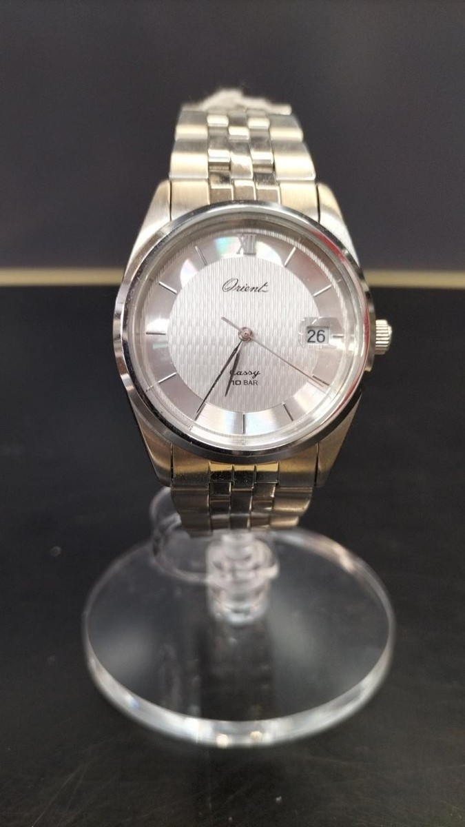ORIENT Cassy 6EC366-70 時計　オリエント Orient Silver Dial 6Ec366-70 Ca Cassy Quartz Swordfish Watch