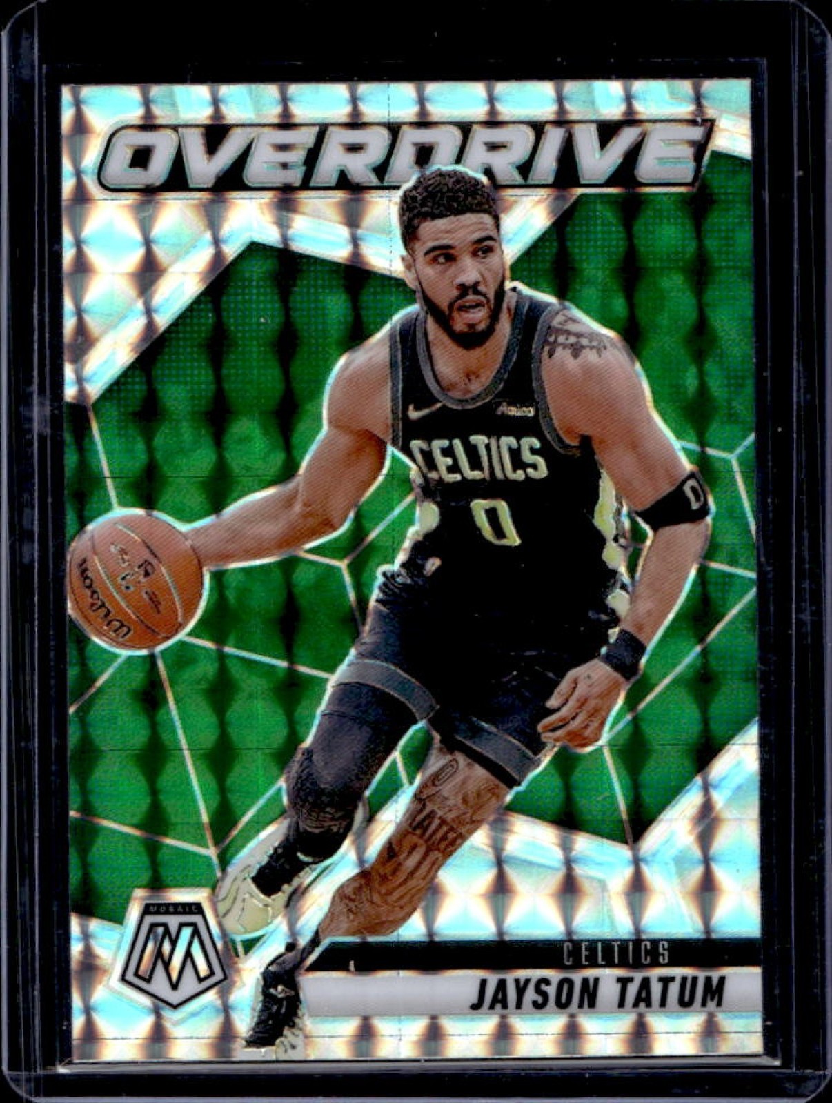 2024-25 Mosaic Jayson Tatum Overdrive #18 Celtics