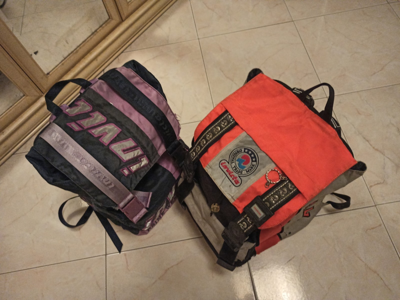 Invicta Two backpack multicolor USED vintage impo… - image 13