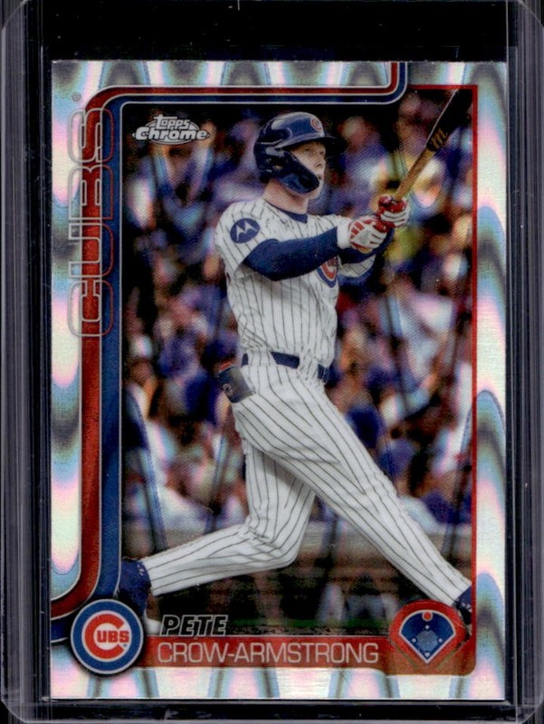 2025 Topps Chrome Update Pete Crow-Armstrong RayWave Refractor #USC76 Cubs