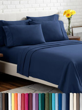 Hotel Luxury Full XL Sheet Set, Extra Soft - 6 Piece Set - Deep Pockets - Easy F