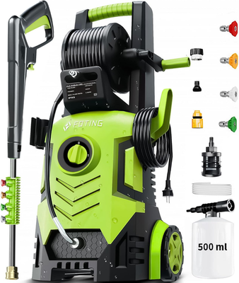 #ad 2026New Pressure Washer 4800PSI 34quot; Tall 4 Quick Connect NozzlesInlet Hoseamp;Fi $142.99