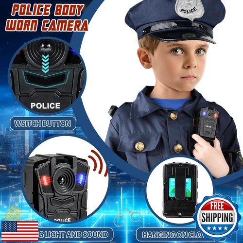 Metemot 9 Teile Polizei Spielzeug, Polizei Kostüm Zubehör für Kinder, Polizist Kostüm AC - Bild 5 von 5