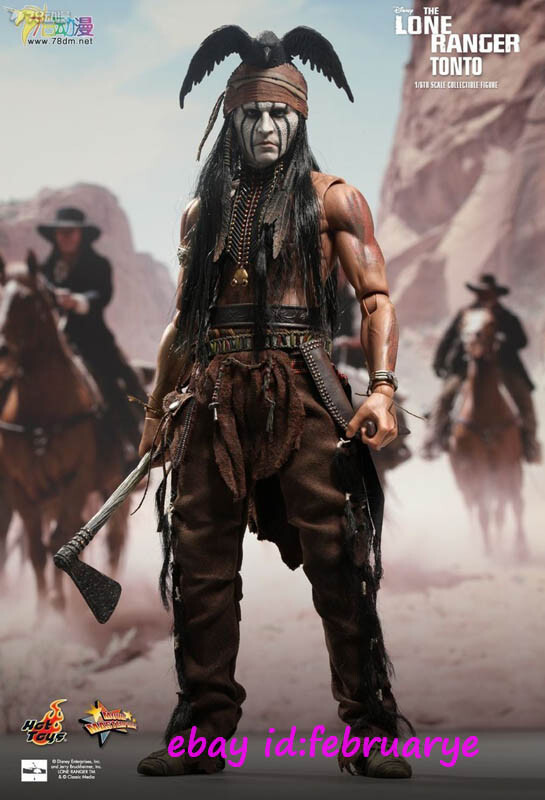 Perfect Hot Toys 1/6 Mms217 The Lone Ranger Tonto Actiaon Figures