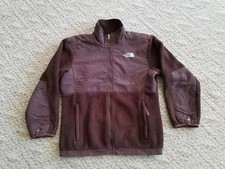 TNF THE NORTH FACE GIRLS HEAVY FLEECE JACKET COLOR BROWN SIZE LARGE L HIKE SKI
