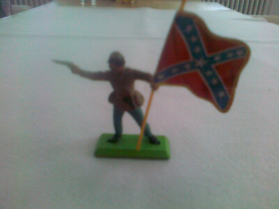 Flag Bearer, Fahnenträger, CSA, Civil War, Britains1971