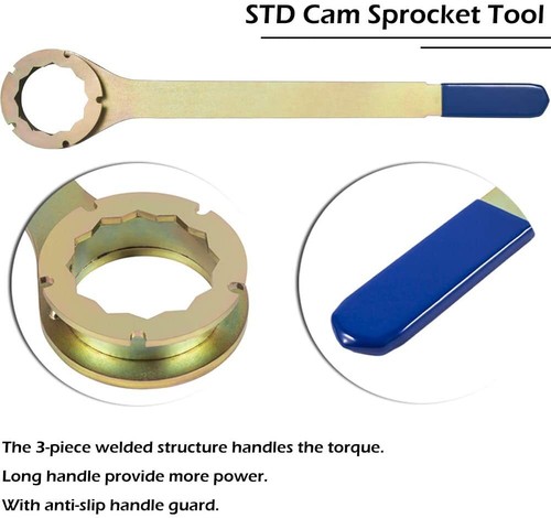 Intake/Exhaust Cam Sprocket Crank Pulley Gear Lock Tool Screw Kit For Subaru STD - Picture 10 of 14
