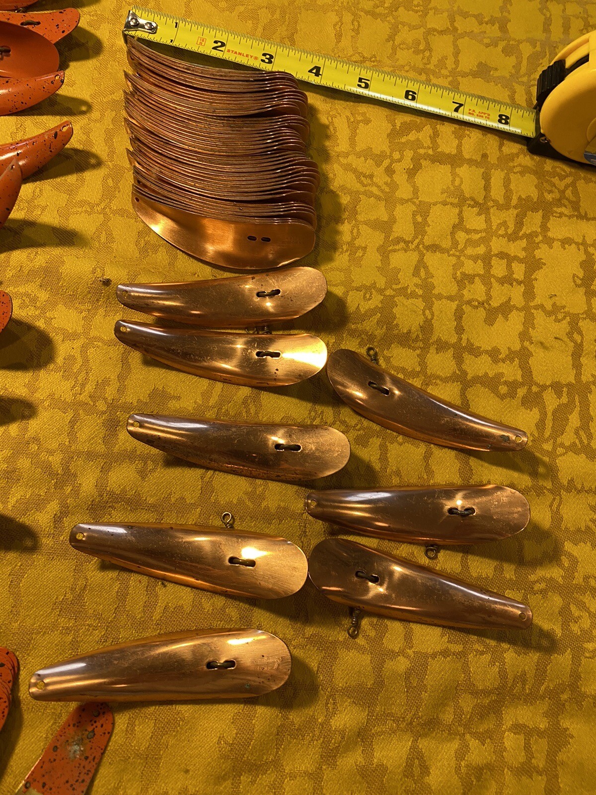 175+ DAN BOONE WIGGLER WOBBLER SPOONS FISHING LURE BAIT WITH MISC HOOKS SWIVELS - Image 23