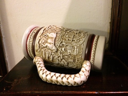 Vintage Avon Mini Classic 1983 Ceramic Beer Stein Mug Hand Made Brazil - Picture 2 of 11