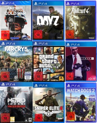 Playstation 4 Spieleauswahl PS4 BF COD DayZ