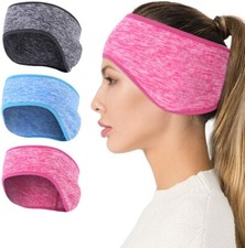 Soft Winter Ear Warmer Head Band Women Men Sweatband Polar Fleece Ski Ear Muff