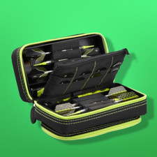 Plazma Pro 6 Dart Case with Mobile Pocket, Storage for Flights, Tips  Shafts