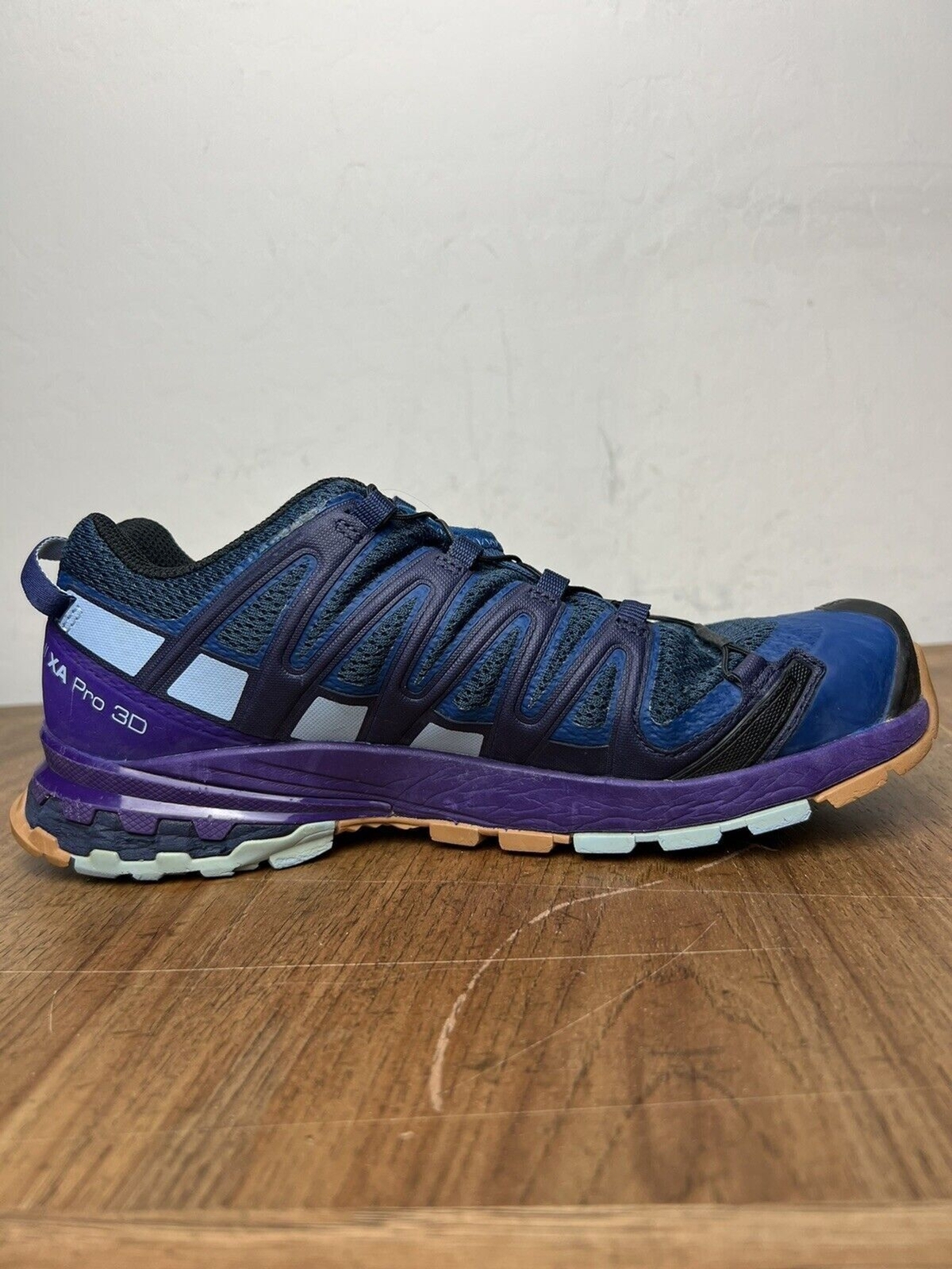 Scarpa Salomon XA Pro 3D v8 trail running escursionismo donna 8 5 viola blu 409868