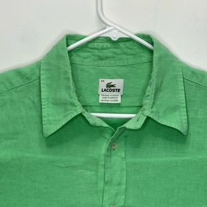 camisa verde lacoste