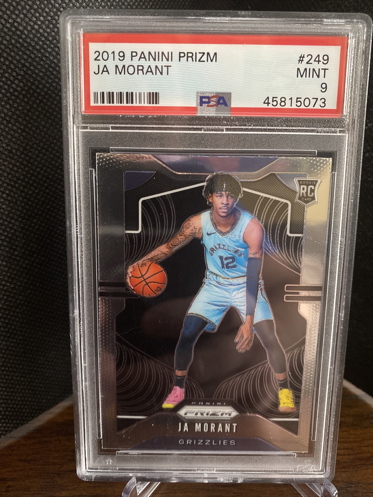 2019-20 Prizm Ja Morant Rookie Card RC #249 PSA 9 MINT Grizzlies Y91