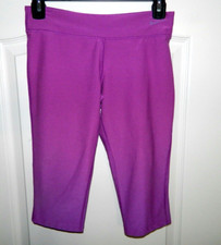 Girl's Nike Purple Capri Athletic Spandex Pants Size Medium
