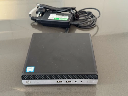 HP ProDesk 400 G3 DM Mini PC w/ Power Adapter i5-7500T 16GB 256GB NVMe SSD WiFi