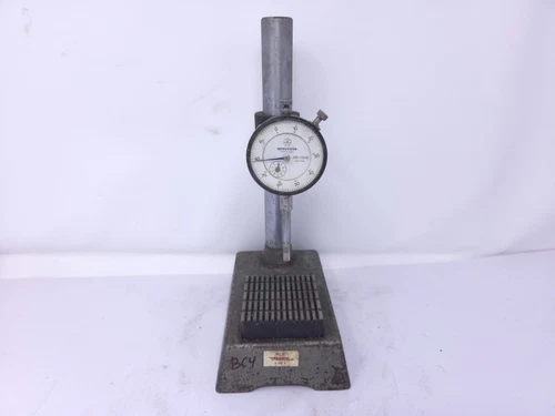 Mitutoyo Indicator Comparator Test Check Stand 6x4" Base 8" Post FREE SHIP BC4