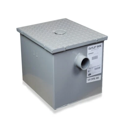 #30 Fettabscheider, 15 GPM, 30 lbs, 2" ohne Nabe Einlass/Auslass - Bild 1 von 4