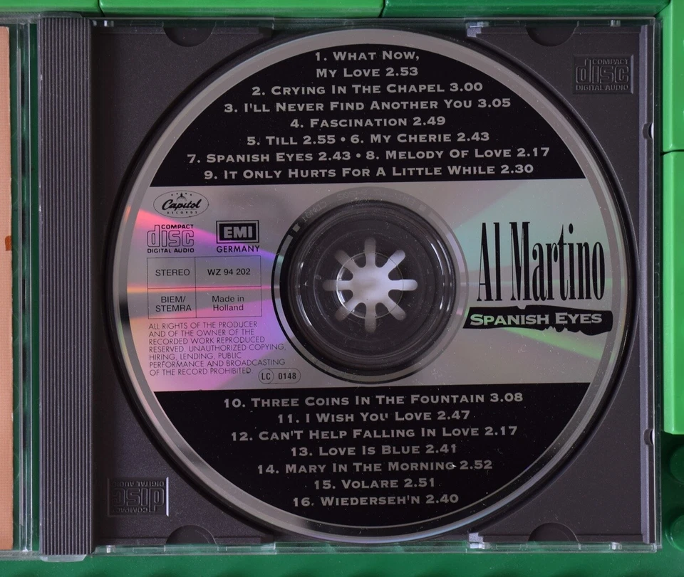 Al Martino - Spanish Eyes - Capitol Records - EMI - CD - Bild 3 von 4