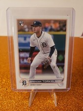 2022 Topps SPENCER TORKELSON RC MLB Tigers Rookie Card #658 SP Image Variation