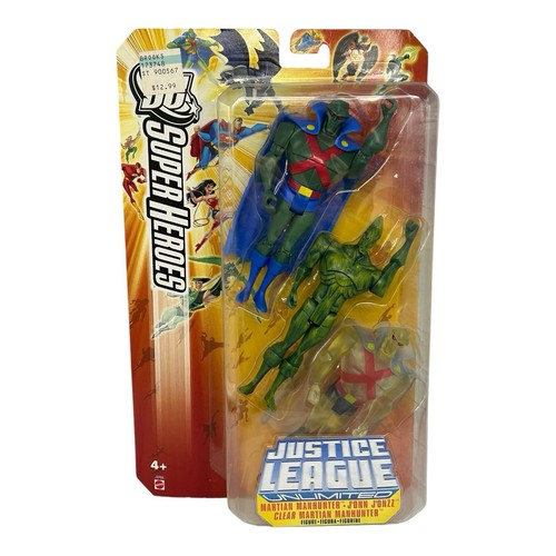 Justice League Unlimited - Martian Manhunter J'onn J'onzz 2005 Mattel New - 第 1/6 張圖片