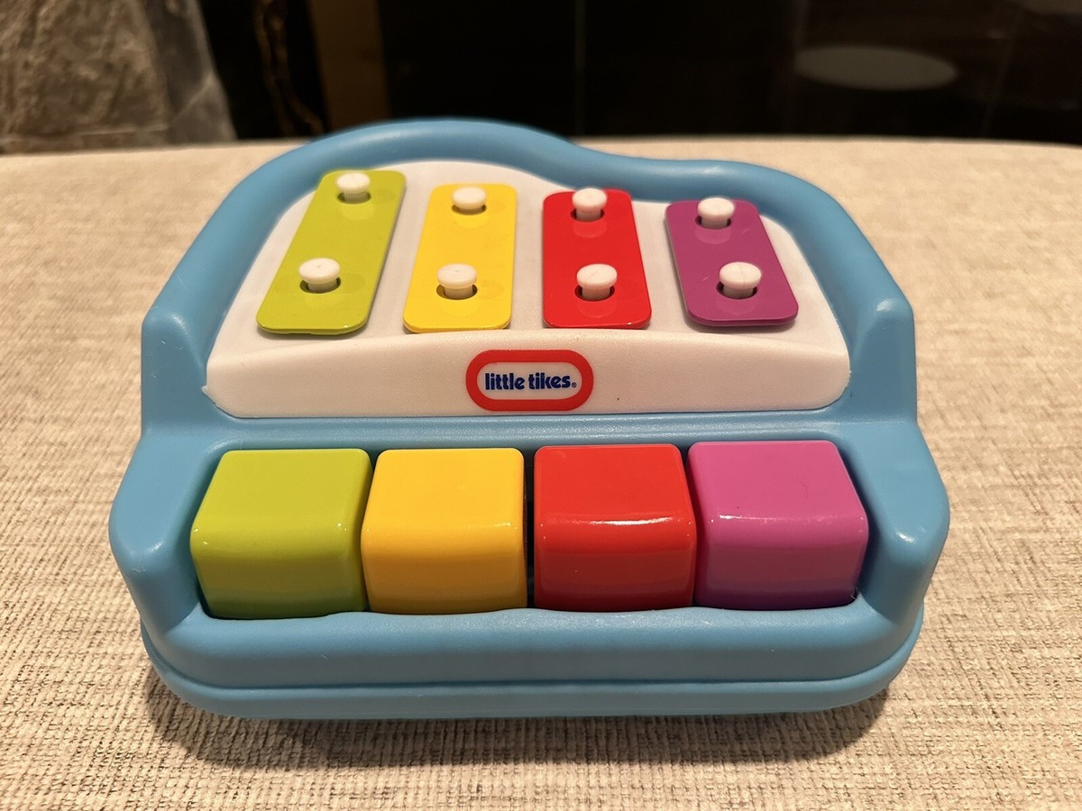 Vintage Little Tikes Tap A Tune Blue Toddler Keyboard Piano Xylophone