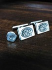 VERY RARE Georg Jensen Sterling Silver #59A Cufflinks & #59 Tie Tack Set