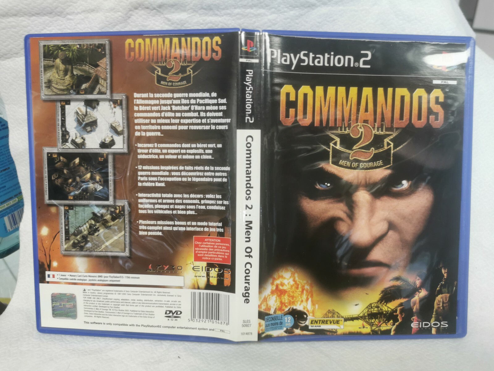 Playstation 2  Commandos 2 : Men of courage   jeu  PS2