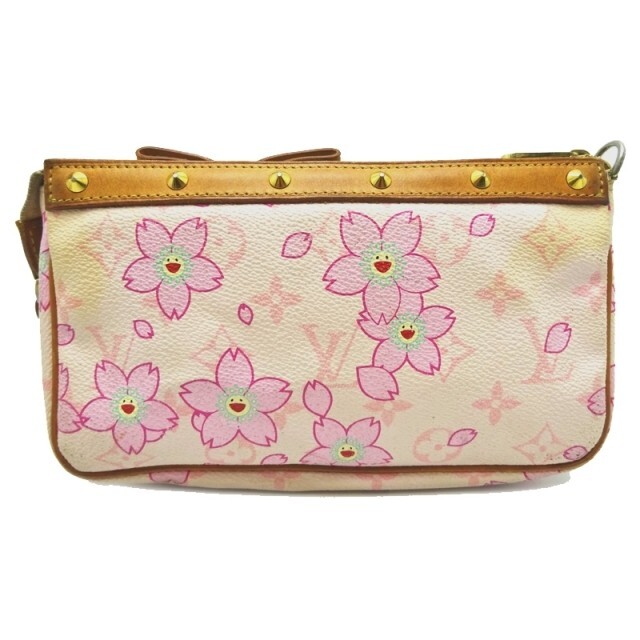 Louis Vuitton, Bags, Vintage Louis Vuitton Takashi Murakami Blossom  Monogram Pochette