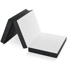 Tri-Fold Memory Foam Bedroom Folding Mattress Portable Topper Floor Bed Mat