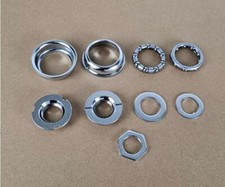 STEEL PRO+ BOTTOM BRACKET SET 1/PIECE CRANK 5/16X9 24TPI CHROME