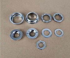 STEEL PRO+ BOTTOM BRACKET SET 1/PIECE CRANK 5/16X9 24TPI CHROME