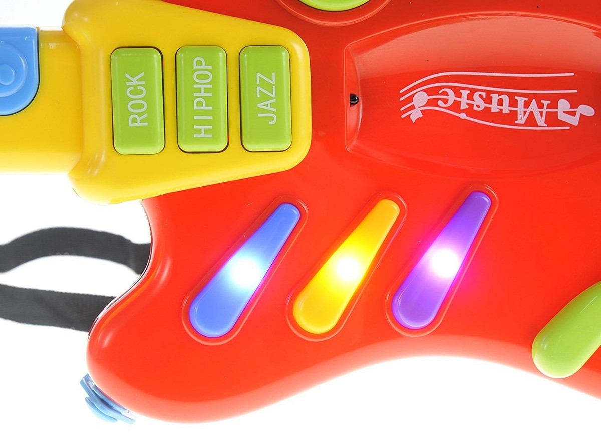 【中古】 Kiddus I キダスアイ / Rocking Rebel Electric All Star Guitar Toy with Light & Music Sound