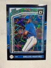 ORELVIS MARTINEZ 2024 Donruss Baseball Optic BLACK VELOCITY Prizm # 16/39