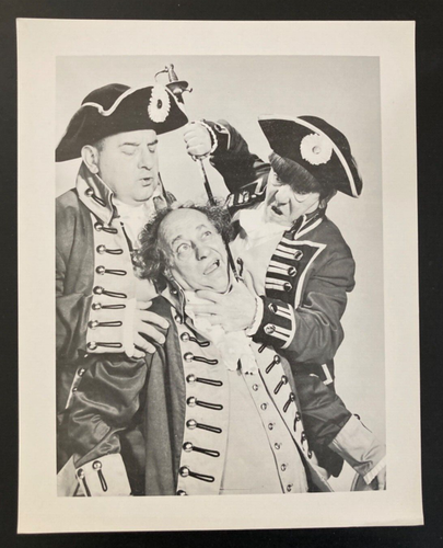 Vintage Original 8x10 Three Stooges Fan Club Photograph Larry Moe Curly Joe