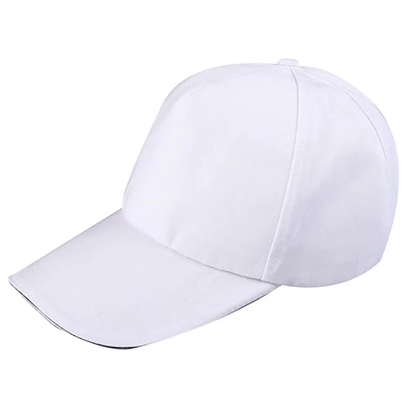 White Polyester Mesh Unisex Plain Sublimation Transfer Blank Baseball Cap Hat