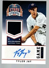 2015 USA Stars & Stripes Game Gear Materials Signatures #97 Tyler Jay 67/99